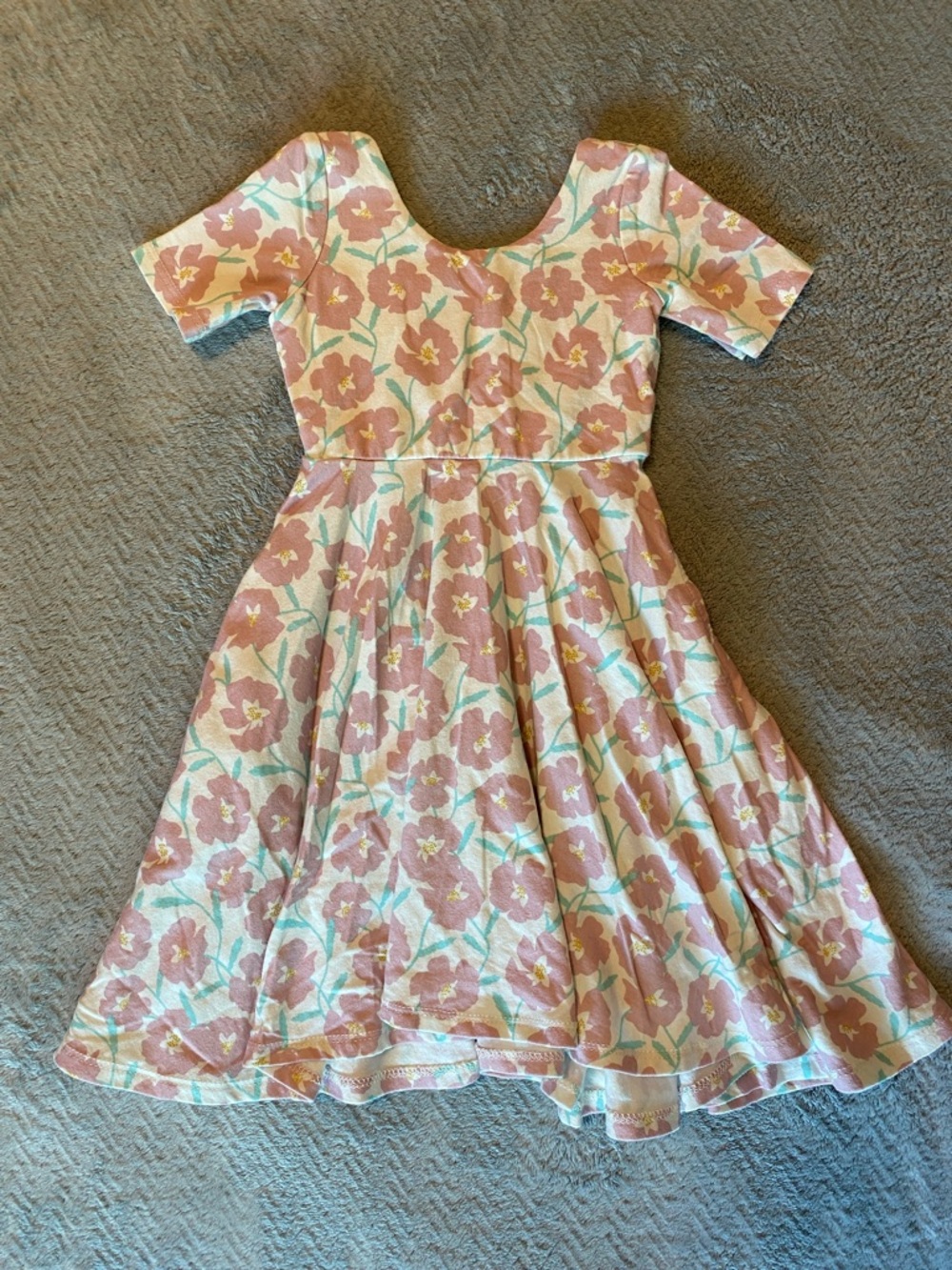 Remie Girl Floral Twirl Dress